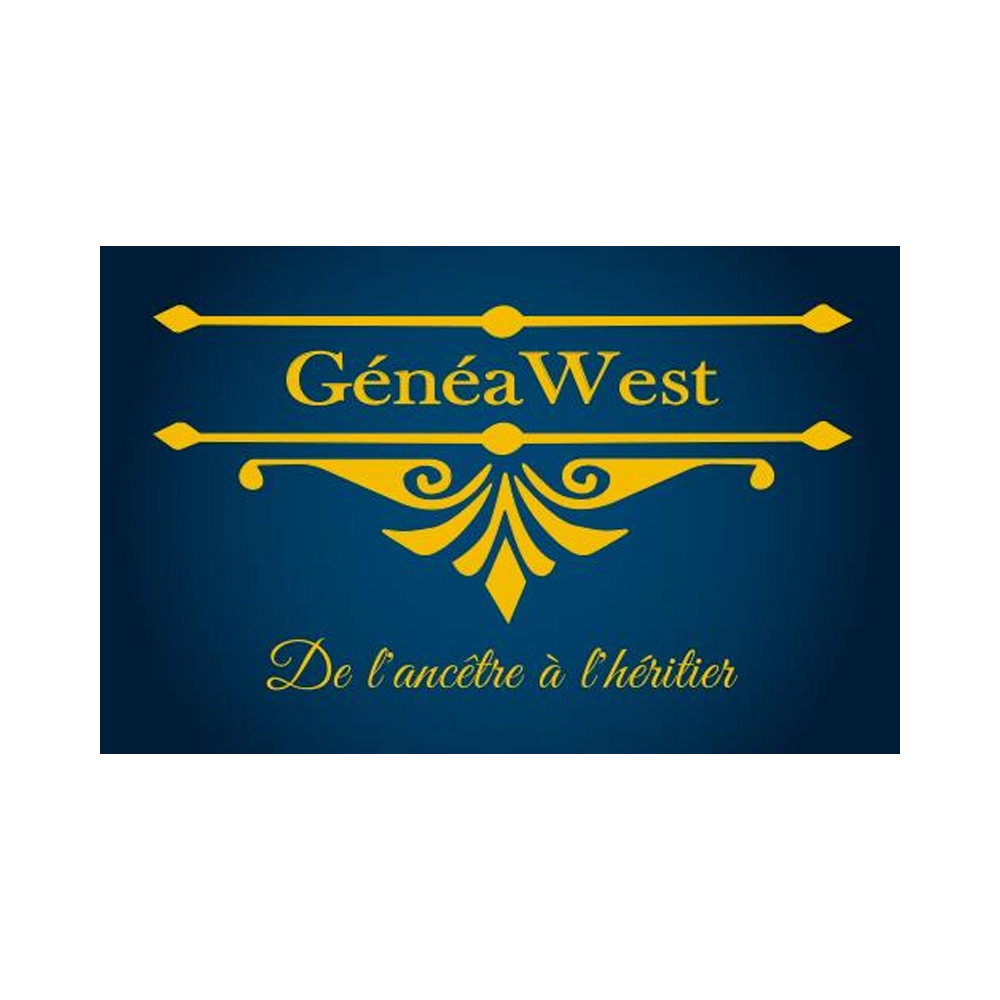 Logo de l'entreprise "GénéaWest"